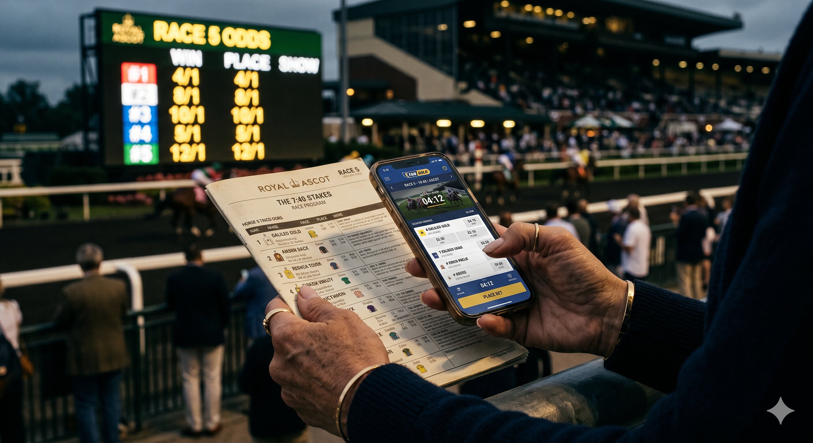 Step-by-step guide to placing a horse racing bet — showing ADW platform and bet type selection